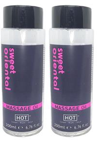 Hot Sweet Oriental Massage Oil 200ml Aromalı Masaj Yağı (2 Adet)