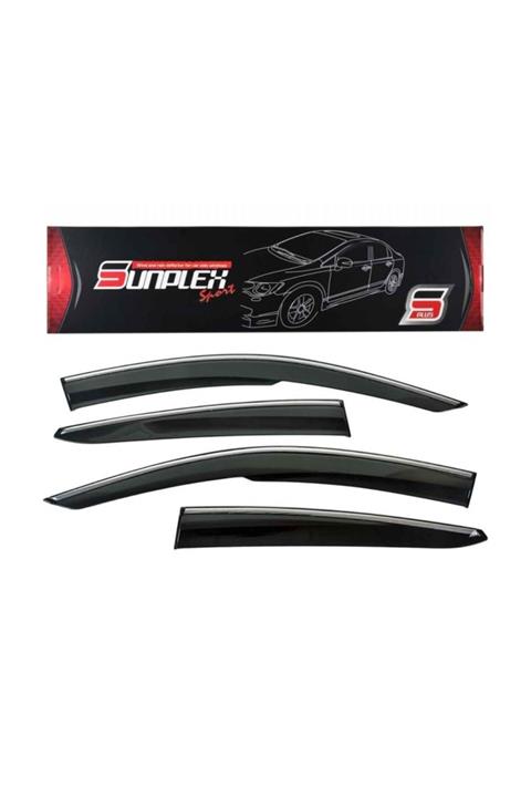 SUNPLEX Ford Courier Kromlu Cam Rüzgarlığı 4 Parça 2014-2020 Arası  Plus