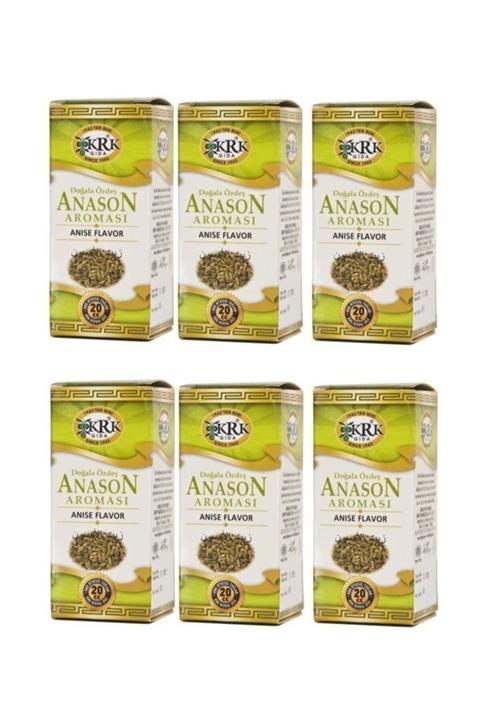 Krk Gıda Anason Aroması 20 Ml 6 Adet