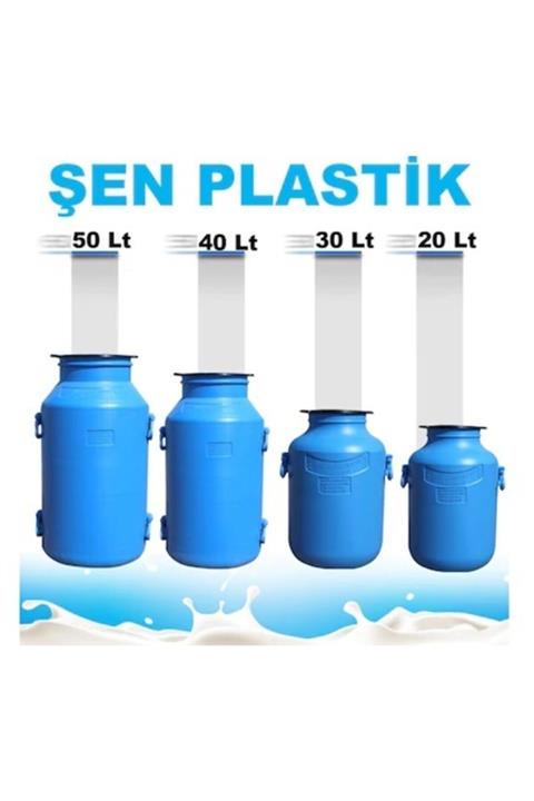 ŞEN PLASTİK Süt Güğümü Içi Beyaz 20 lt