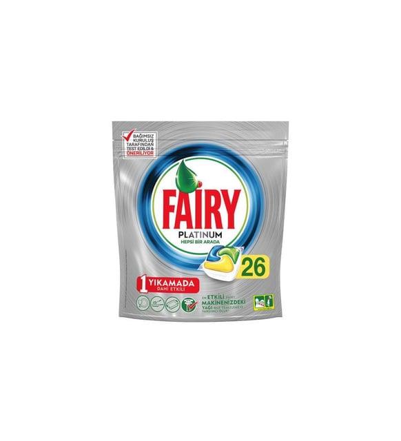 Fairy Platinum 26 Yıkama Bulaşık Makinesi Deterjanı Kapsülü Limon Kokulu
