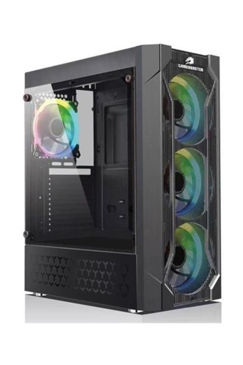 GAMEBOOSTER Gb-l06b Usb3.0 Siyah Double Ring Rgb Fan Meshed Kasa (psu Yok)