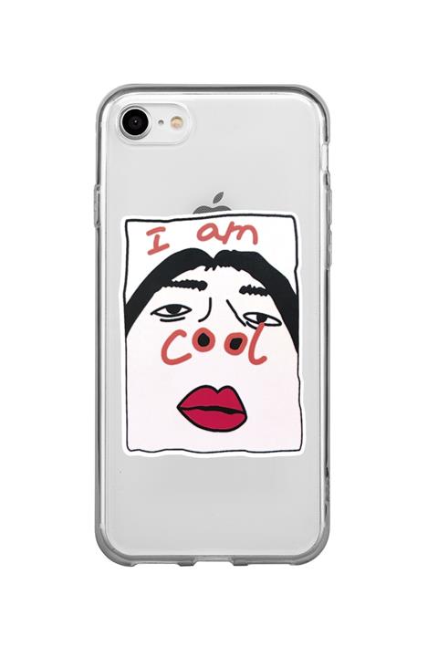 mooodcase Iphone 7 Cool Premium Şeffaf Telefon Kılıfı