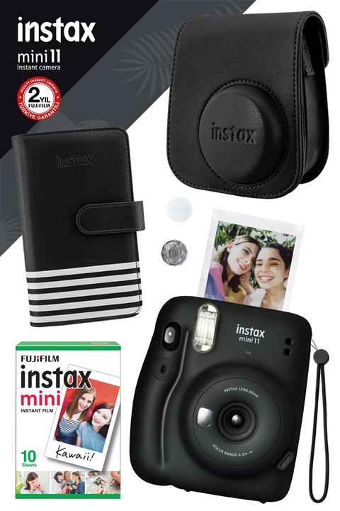 Fujifilm Instax Mini 11 Siyah Fotoğraf Makinesi Ve Hediye Seti 2