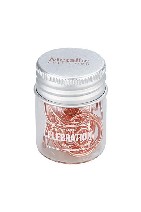 Pyrus Mini Kavanoz Rosegold Yuvarlak Ataç