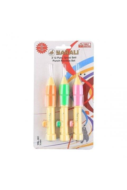 Yabalı 3'lü Punch Iğnesi Seti Ybl-081
