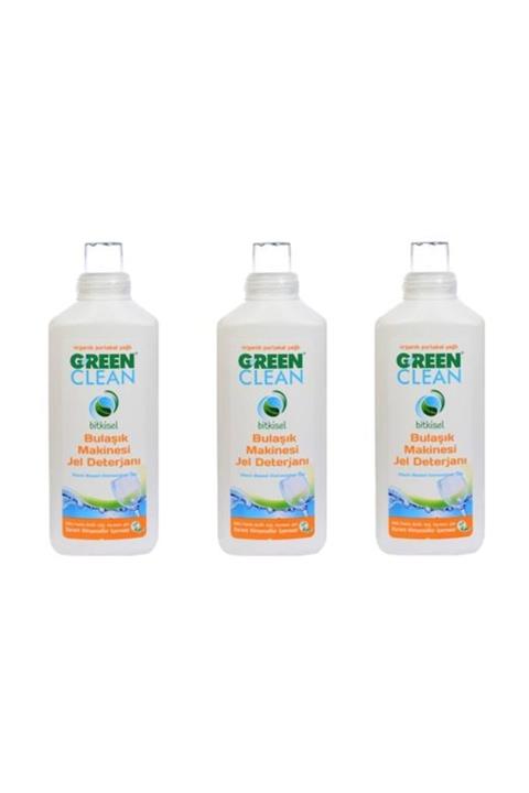 U Green Clean Bitkisel Jel Bulaşık Makinesi Deterjanı 1 litre X 3 Adet