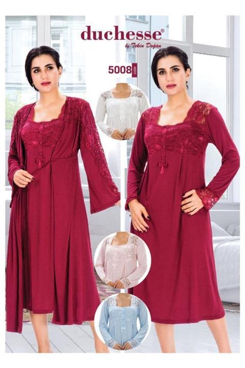 Duchesse 5008 Hamile Lohusa Gecelik Sabahlık Takım