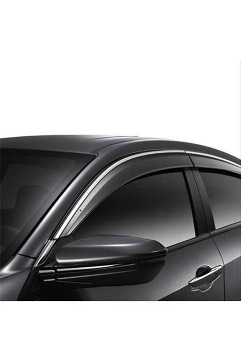 GENPO Honda Cıvıc Fc5 2016-2020 Cam Rüzgarlıgı Krom Çıta