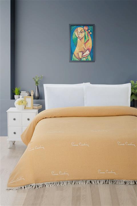 Pierre Cardin Pike Çift Kişilik Logo Hardal