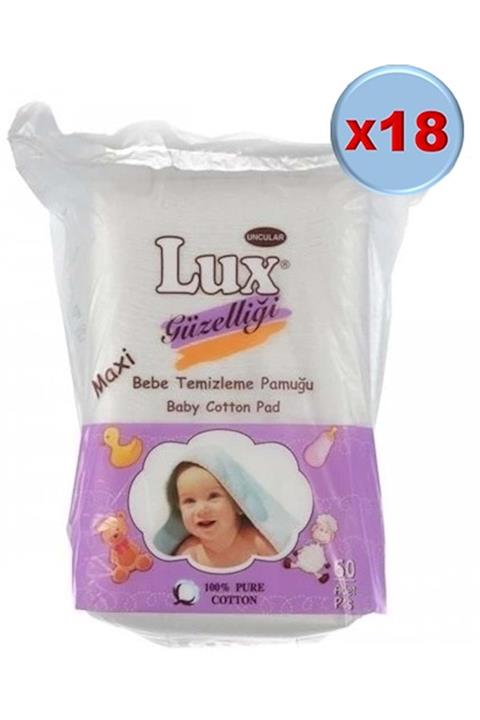 LUX Lüx Bebek Temizleme Pamuğu 1080 Adet (18pk*60)