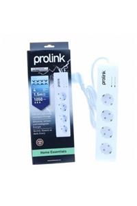 Proskit Prolink Pr-sp04 4'lü Akım Korumalı Priz 1050j 1.5mt