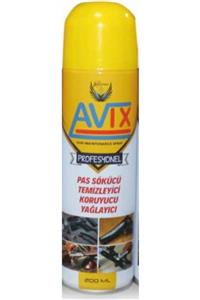 Avix 200 ml Profesyonel Sprey Silah Bakım Yağı 4'ü Bir Arada Pas Temizleyici Koruyucu Yağlayıcı