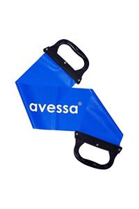 AVESSA Tutaçlı Pilates Lastiği - Direnç Lastiği - Fizik Tedavi Egzersiz Spor Lastiği - 600x150x0,4 Mm