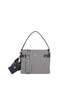 Tommy Hilfiger Kadın Th Soft Small Satchel Melton Kadın El Çantası Aw0aw10487