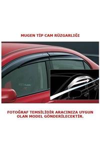 FVTUNİNG Honda Civic 06-11 Fd6 Cam Rüzgarlığı Parlak Siyah 4lu Set Mugen