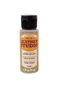 Plaid Leather Studio Simli Altın Deri Boyası 59ml