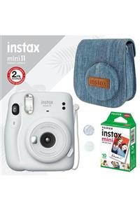 Fujifilm Instax Mini 11 Beyaz Fotoğraf Makinesi Ve Jean Çantalı Hediye Seti 3