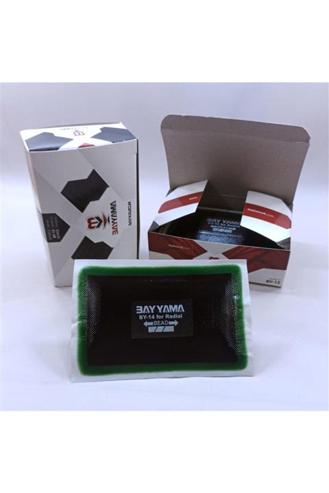 4E CARE By114 - 10 Adet Radial Lastik Yaması 130x85 Tip Top Bay Yama