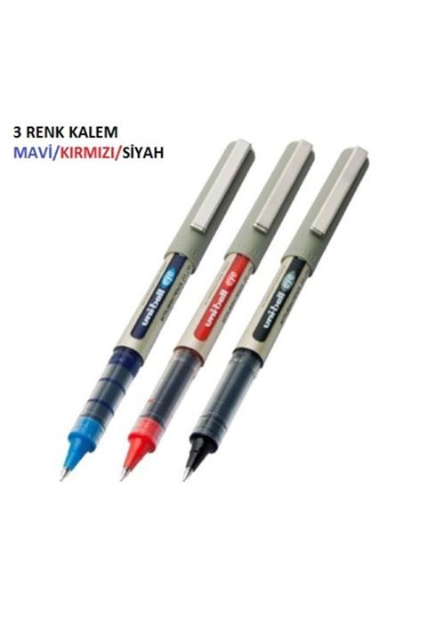 UNİBALL Roller Kalem Eye Micro Bilye Uç 0.7mm Mavi/siyah/kırmızı