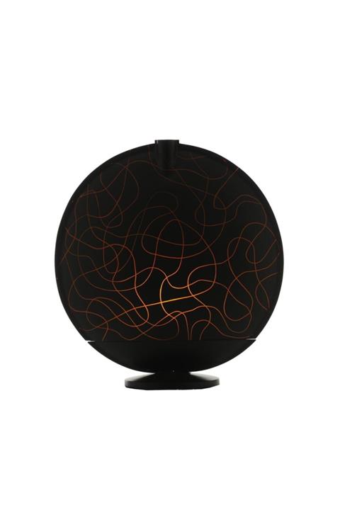 SensoHome Lamp Full Moon Large Black Motif Orange Lamba