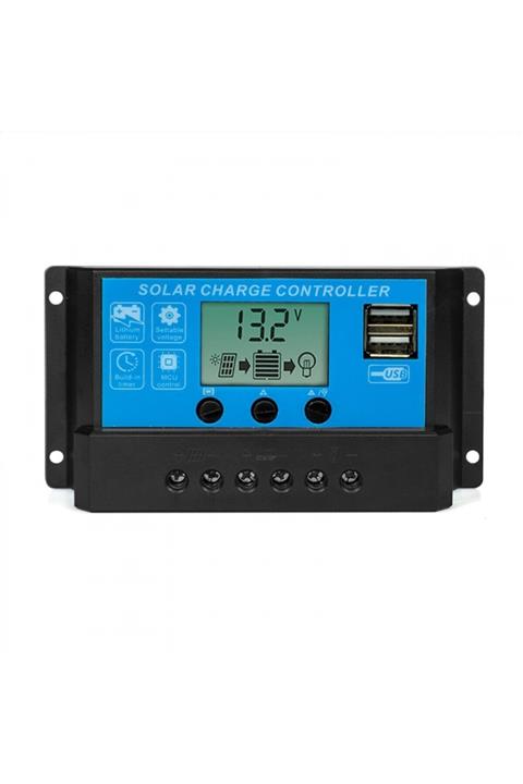 MEXXSUN 10 Amper 12 / 24 Volt Lcd Ekran Şarj Regülatörü