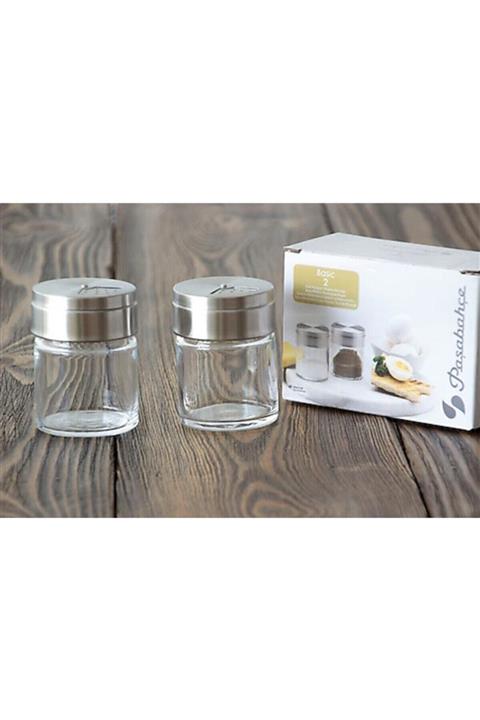 Paşabahçe Cam Tuzluk-biberlik 2'li Basic 43880 Fma05118