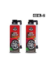 GD 24 Oto Lastik Tamir Spreyi Köpüğü Kiti 2 Adet 450 Ml