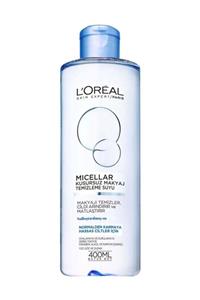 L'Oreal Paris Normal Karma Ve Hassas Ciltler Için Micellar Kusursuz Makyaj Temizleme Suyu 400 ml 3600523329946