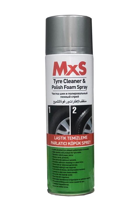 MxS Oto Lastik Parlatıcı Ve Siyahlaştırıcı Sprey Köpük 500 Ml
