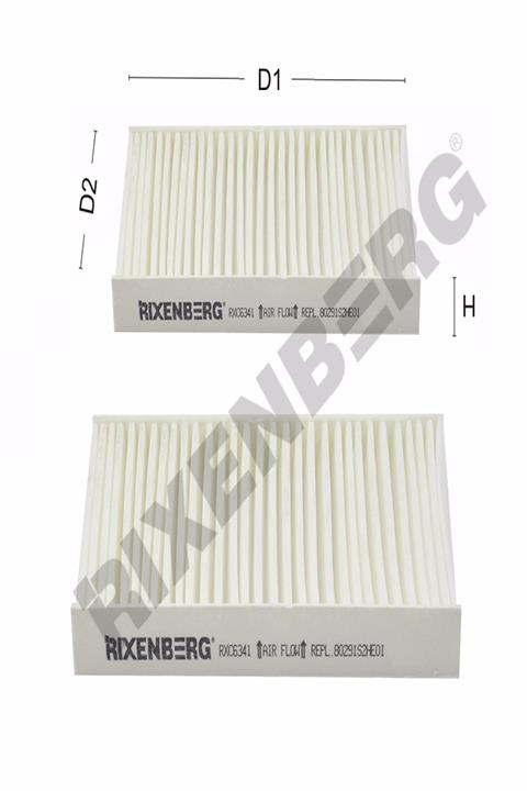 Rixenberg Honda Hr-v Polen Filtresi 80291s2he01 Rxc 6341