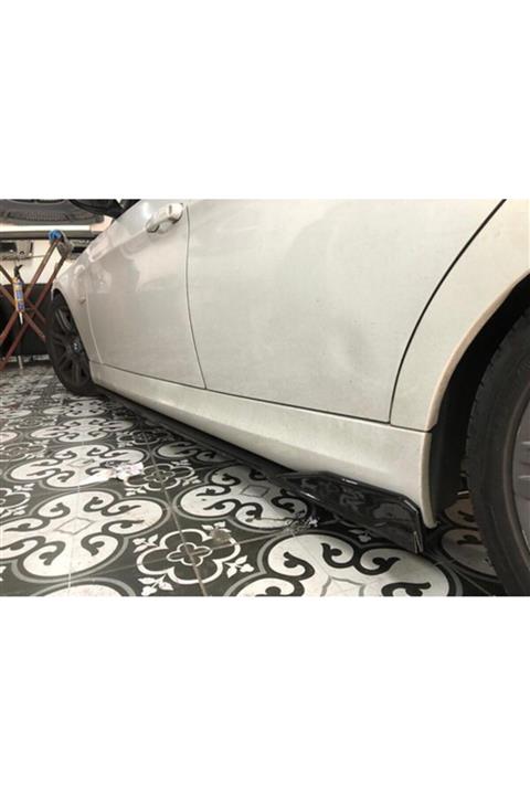 Dynamic Bmw E90 Marşpiyel Lipi Flaplı Parlak Siyah