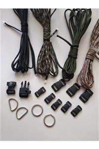 PARACORD DÜNYASI Paracord Outdoor Bileklik Ipi Ve Klips Seti