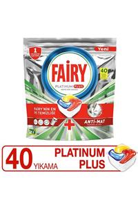 Fairy Platinum Plus 40 Yıkama Bulaşık Makinesi Deterjanı Tableti /Kapsülü