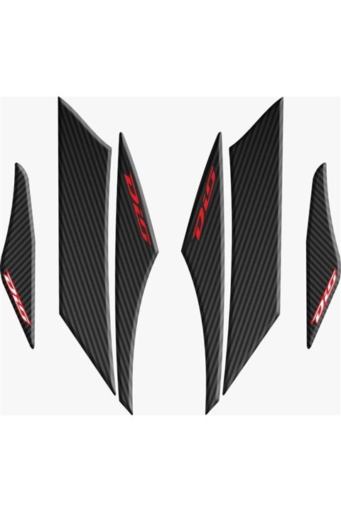 monero Honda Dio 110 Yan Pad Set 6 Parça Karbon Kırmızı