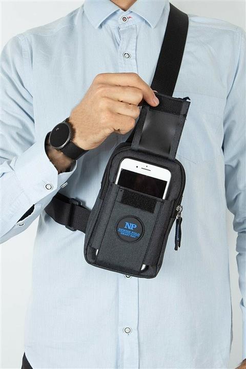 Av A Dos Unisex Keten Telefon Bölmeli Bel Ve Çapraz Omuz Çanta Göğüs Seyahet Günlük Bodybag