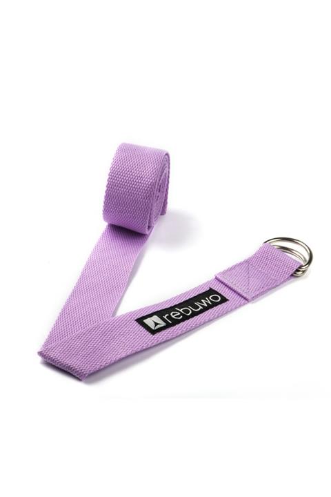 Rebuwo Yoga Kemeri Yoga Kayışı Açık Mor