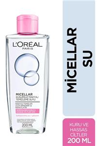 L'Oreal Paris Micellar Makyaj Temizleme Suyu Normalden Ve Kuruya Hassas Ciltler Için 200 ml