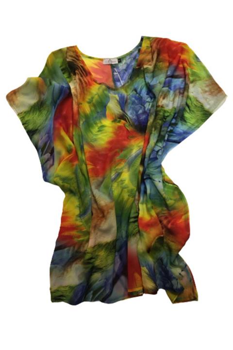 Anna Christina Sarı Çiçekli Pareo