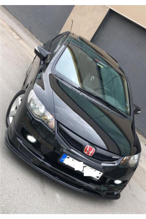 NamTuning Honda Cıvıc Yarasa Batman 2006-11 Fd6 Ayna Kapağı Piano Black