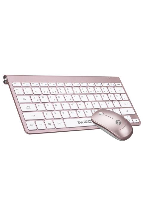Everest Kb-bt72 Elıte Rose Gold Ultra Ince Bluetooth Kablosuz Q Klavye + Mouse Set