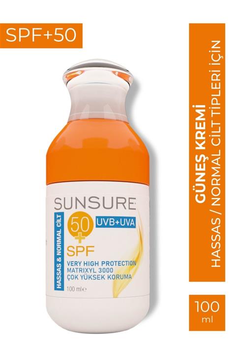 Dermo Clean Sunsure Hassas & Normal Cilt Spf50 100 ml