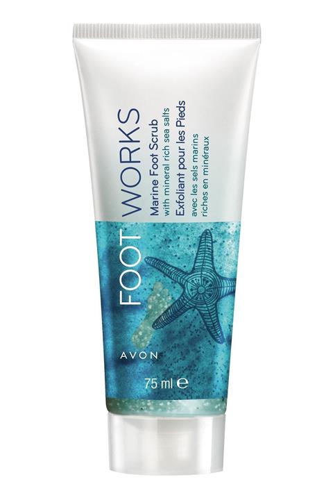 AVON Foot Works Mineral Deniz Tuzlu Ayaklar Için Arındırıcı Scrub 75ml