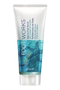 AVON Foot Works Mineral Deniz Tuzlu Ayaklar Için Arındırıcı Scrub 75ml