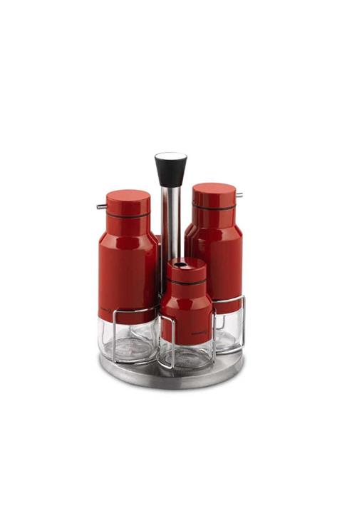 KORKMAZ KırmızıA755-01 Stora Round 5 Parça Salata Sos Seti