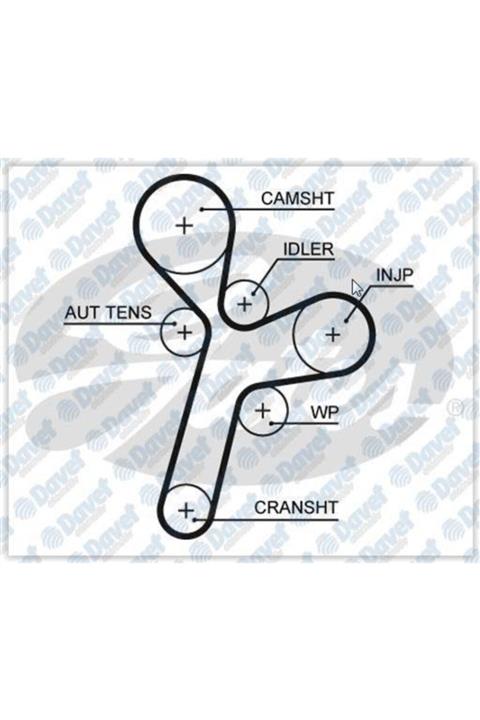 GATES Trıger Kayısı (151×220) Antara 2.0cdtı Chevrolet Captıva Lacettı