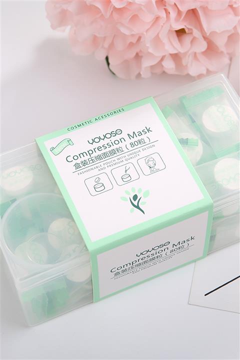 YOYOSO 80'li Sıkıştırılmış İpek Cilt Bakım Maskesi