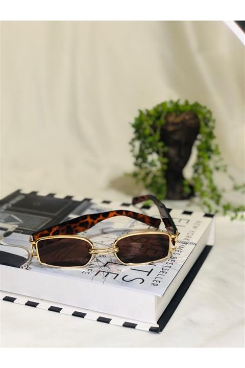 COUSINS Abelia Leopar Unisex Leopar Güneş Gözlüğü