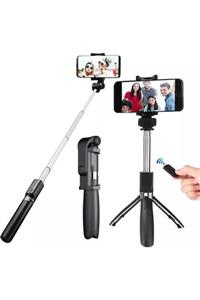 ucuzmi bulvar telefon Tripod Kumandalı Bluetooth Selfie Çubuğu