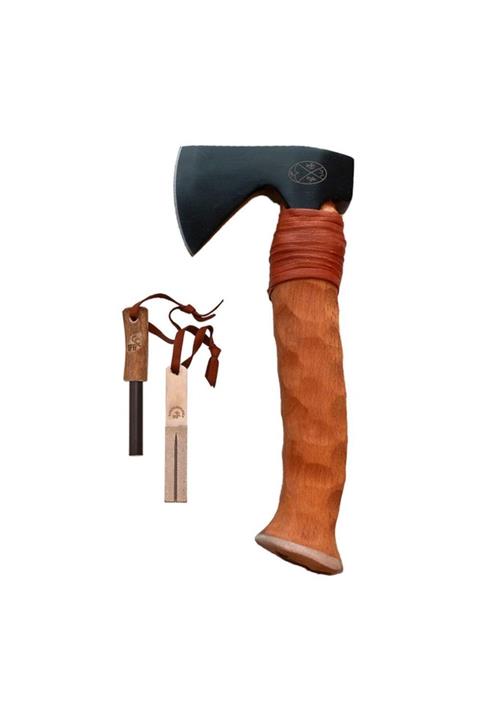 Karesuando Forest Axe Metsamies Brun Balta Set (kutulu)
